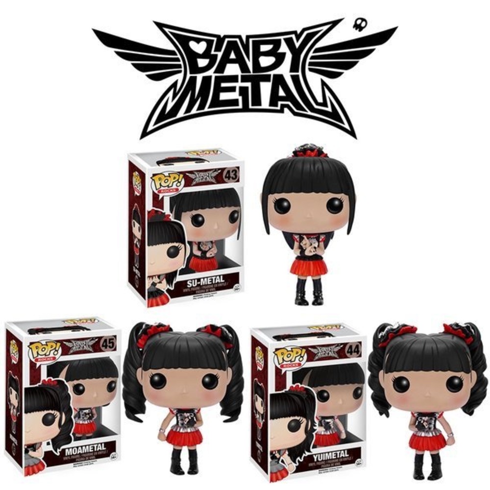 Funko Pop Rocks Babymetal Figure Set of 3